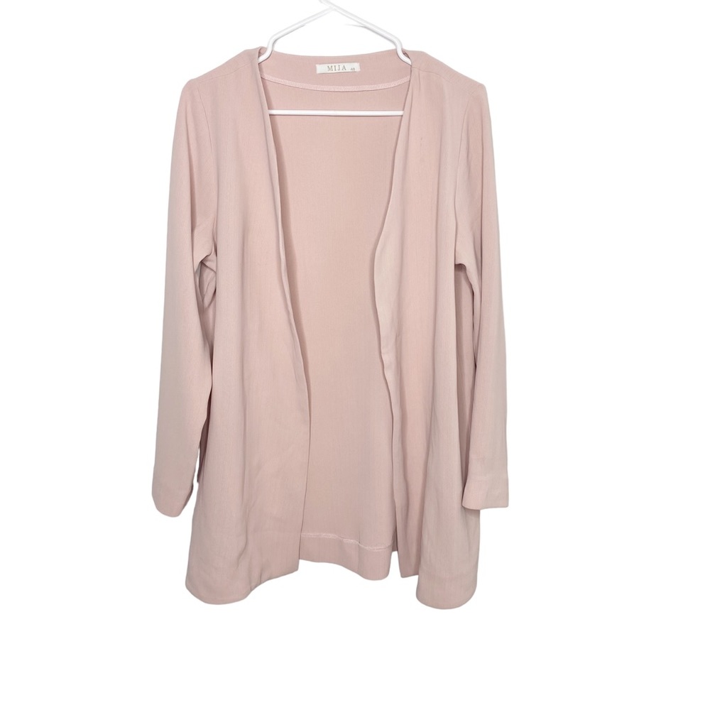 Mija pink open dressy jacket size 40